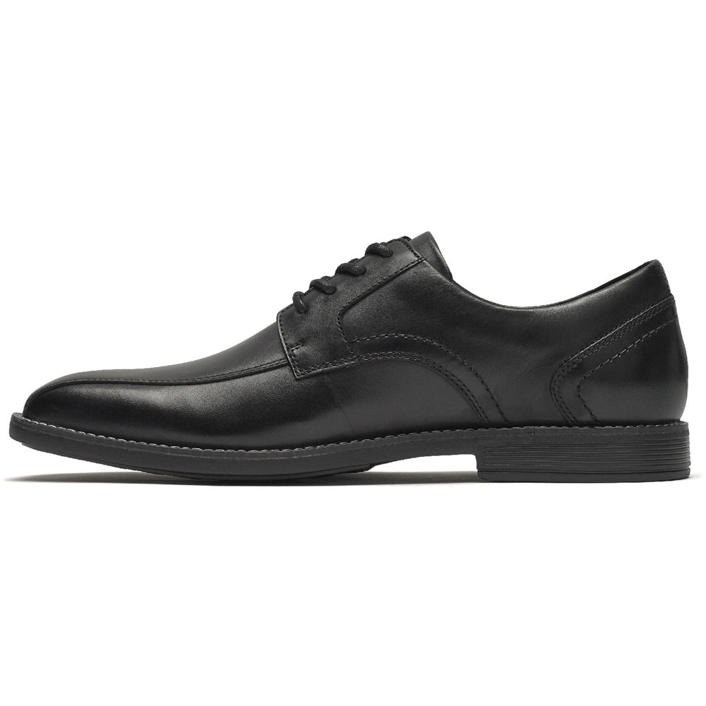 Rockport Mens Slayter Bike Toe - Oxfords Black - GKZ942738